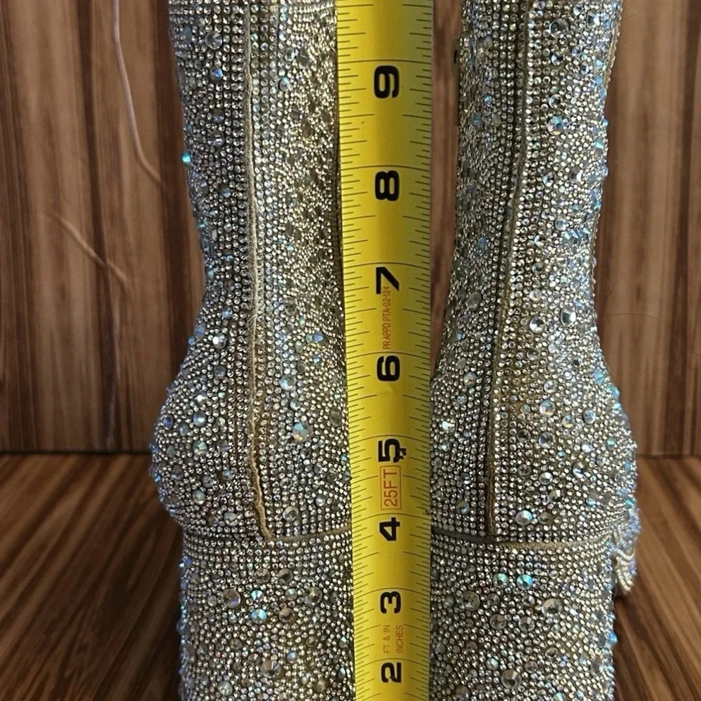 Hey Girl by Corkys “Bussin” rhinestone boots, size 11 - Picture 11 of 11